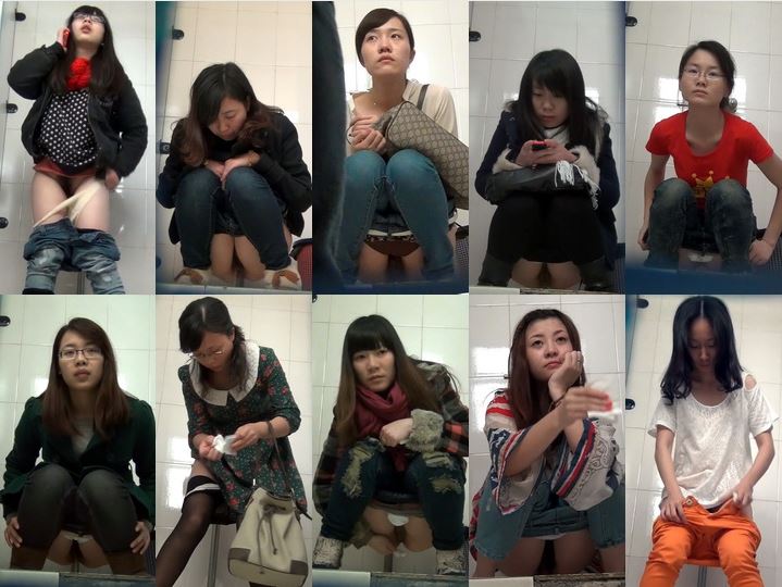 無修正　美女達の恥かしい排泄全身盗撮（12名）