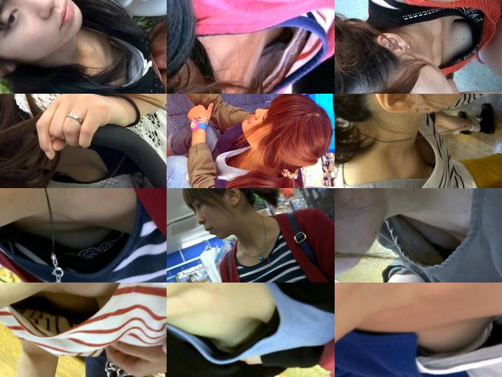 Downbluse 真夏の水着美女！ピンクビーチクポロリしすぎ