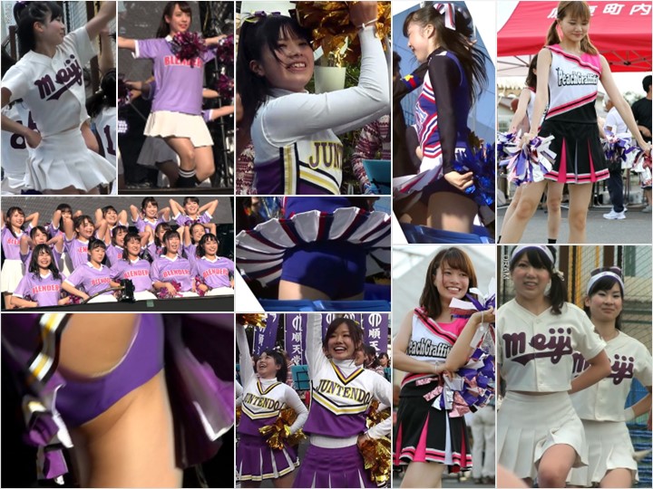 【フルHD】大人のプル尻チア, 女子大生チアリーダー　大学野球応援 Vol.14【高画質aviファイル版
