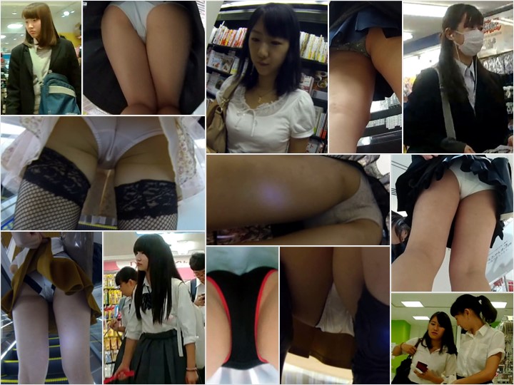 Gcolle_Upskirt_110 【高画質】制服白パン逆さ撮りＮｏ１５, 【パンティ丸見え＆顔出し映像付き！】ついに解禁！！奇跡の18才。超美少女お披露目