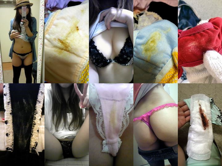 PantySpy_17 汚パンツマニア必見！現役モデル脱ぎたて高画質！パンツ５枚ブラ２枚, サークル友達ギャルの使用済みパンツを漁る！洗濯かごは宝箱, 【外置き洗濯機を狙う】夜中に使用済み汚パンツを漁る下着泥棒