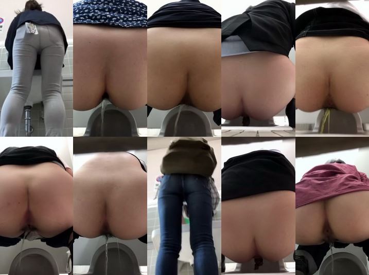 無修正　洗面所【石原真●子似あの美少女が再び…】＋【ぽっちゃり系多し】
