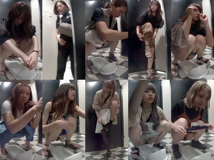 神〇の高級デパート和式トイレ芸〇人レベル以上の美女登場！全力鼻ほじギャルも撮れました