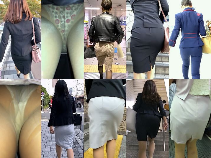 GcolleAss_83 OL129☆Ｐラインを惜しげも無く見せつける人妻ＯＬ！卑猥なデカ尻を大粘着^ ^, 魅惑のＣＡさん１１☆大股闊歩で疾走するパンツ制服！プリ尻の造形に悶絶^ ^, 【Pcolle限定再販】禁断のパンチラ第９弾☆パンスト伝線！穴あき破け！クッキリＰラインに悶絶^ ^, 禁断の瞬間30A☆超絶美尻！長身リクスちゃんを徹底粘着！階段登りに悶絶です^ ^