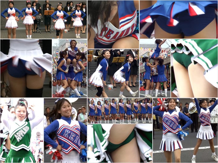 Gcolle_Cheer_113 在りし日のチアガール73, 【超貴重品】魅惑のCAさんSP10☆女の子の日！まさかの羽付きショーツで悶絶^ ^, チア・ワンダフルVol17　大人気グリーン！　ハミ