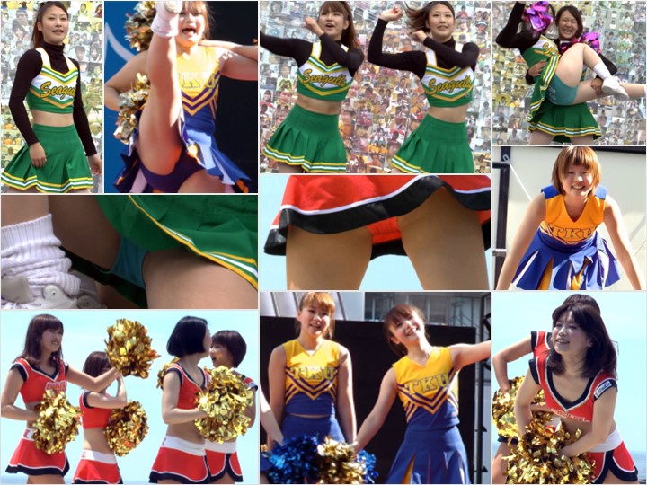 Gcolle_Cheer_120 チア・ワンダフルVol28 大人気グリーン!ハイキックハミ !