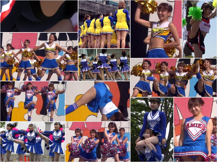 Gcolle_Cheer_150 cheer16 春の屋外で可愛いチアたち（特典映像つき）, 【金玉空っぽセール】激烈のチア動画