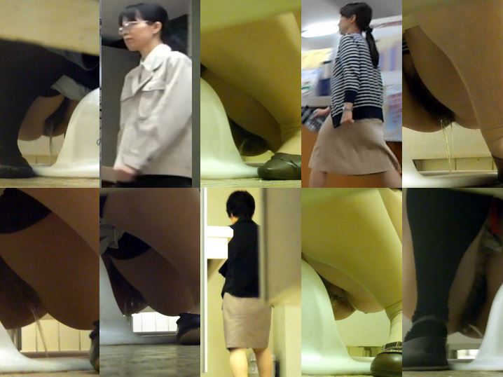  【リアル女子トイレ】洋式卑猥な8人斬り