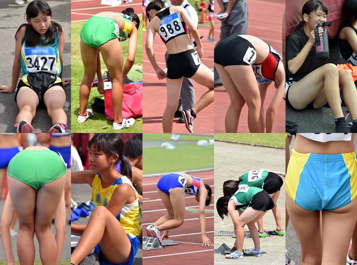 GcolleSport_150 陸上女子第四弾！cデジタル一眼１４４枚＋発育良しなムチプリk生[盗], 赤外線盗撮・中長距離JD編1・五輪候補のドット柄パンティ, 陸上好きな方へ１