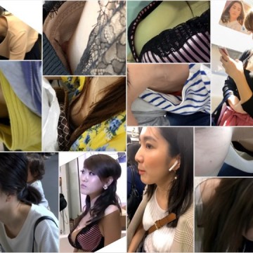 Downbluse_138 ショップ店員さん？美意識高い系女子の服の隙間から見えた尊すぎる乳輪ほくろ乳首, ランジェリー胸チラ乳首撮影会, ブラ透けとブラ紐が丸見えのパイスラ美女を超至近距離から密着撮影, 胸元の殿堂vol.79