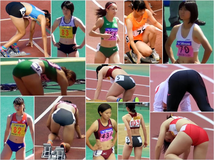 お尻が砂まみれのロングジャンプ！　美しき女子大生アスリートが7名登場☆