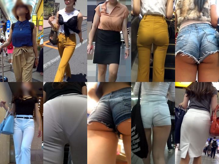 New season 2 ～ ★Butt of Street 姉勃　Vol.24★, 【フルHD】背中のブラまで見える肉尻さん, 【フルＨＤ動画385】着衣巨乳揺れPart193