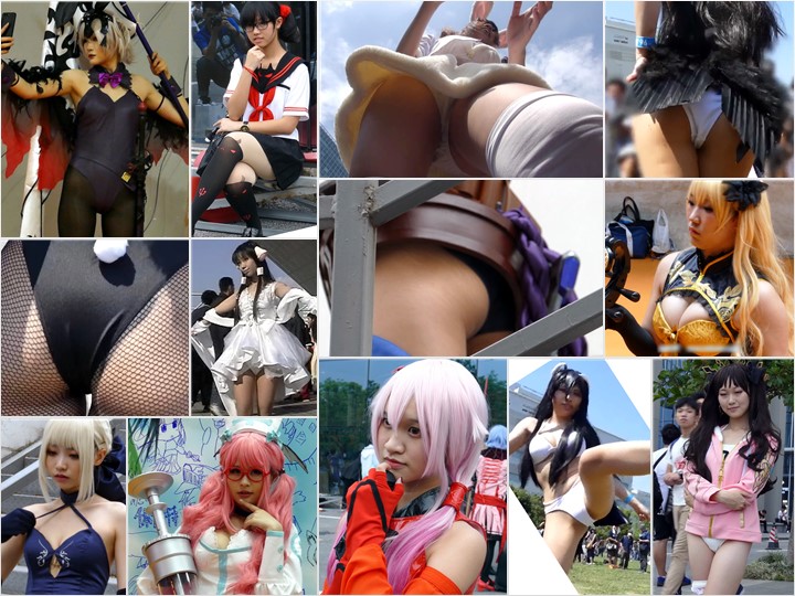 【ミニスカサンタ】コスプレパンチラ003, 【高画質】夏のけしからんコスプレイヤー様　２０１７　その４【ローアンＰとＢ】