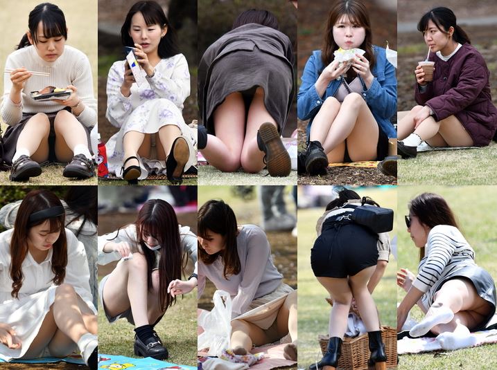 gcolle_candid_129 2021✨お花見ガールズ♪1