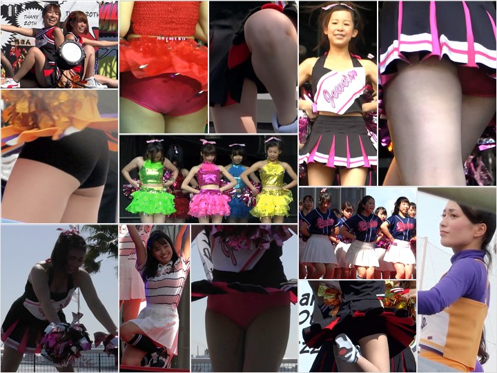 Gcolle_Cheer_215 チア451, チ★・ワンダフ★Vol38大人気 薄ピンク　クイ！別ステージ！, なにわガールズ３８, あの子のハイキック(美し過ぎるOLチーム) vol.01 高画質 FULL HD