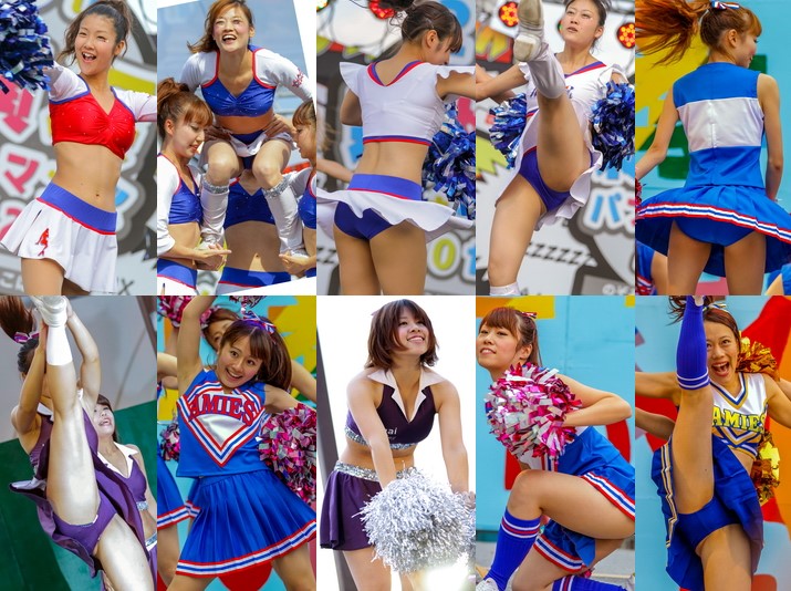 Gcolle_Cheer_217 ★ チアガール 02LMMXJ20 ★, 某Y〇UTUB〇Rとダンサーの赤〇線 , ▼ チアガール♪♪ 61J UNVD14 ▼