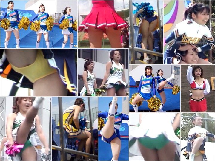 ≪4K≫『祭りでチアダンス』日向坂46にいてそうな美少女発見！