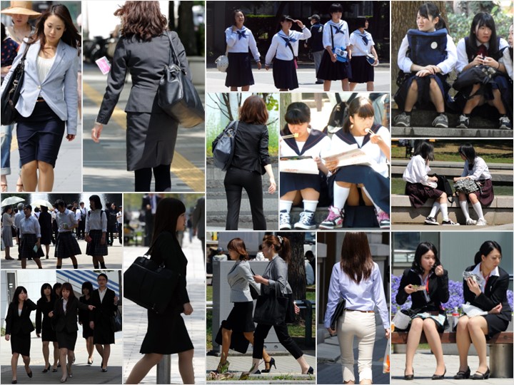 gcolle_candid_160 電車内の色気が凄い真面目そうな美人OL