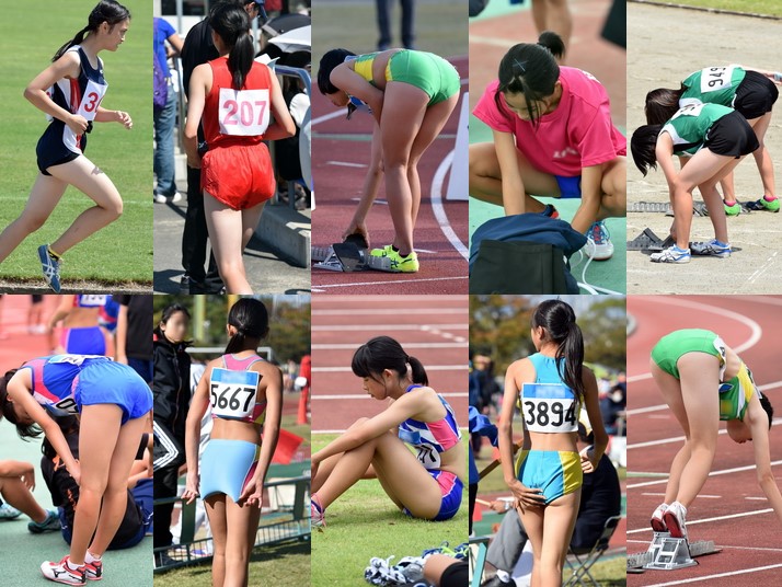  【写真】 陸上美脚美尻C女子004 , 005, 006
