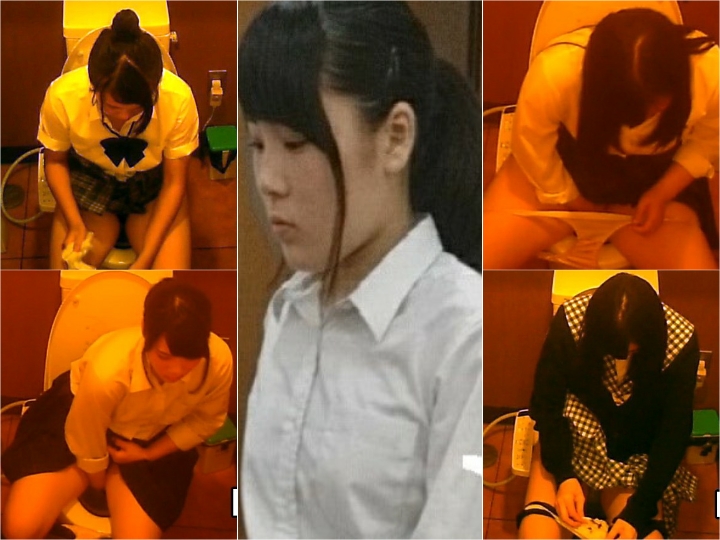 背面から美女のスジが拝めます【突撃！隣の女子トイレ②】