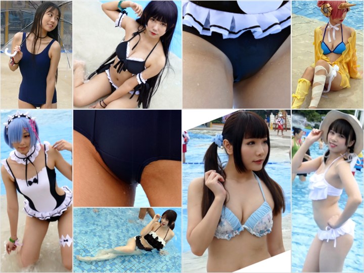  【フルHD】CNコスプレ水着 VOL.4, 【4K超高画質 】コスっちゃいな！vol.5
