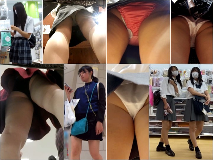  【青チェ】青チェスカート追跡めくり&逆さ撮り【4K】, 小動物系制服の子は可愛くキャラ綿生Ｐでした！ JK11-4K, 目元クックリ美形女子は鮮やかなミントグリーンの生Ｐにちょっとえちな○○が…！ JK14-4K, 【FHD 顔モザなし】珍しい緑のスカートJK達を大量撮影　～コンビニ内で生パンチラ無差別撮影～