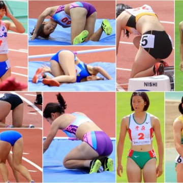 GcolleSport_374 0489_01 国○ B 100m 01, 0494_02 国○ 走高跳 02