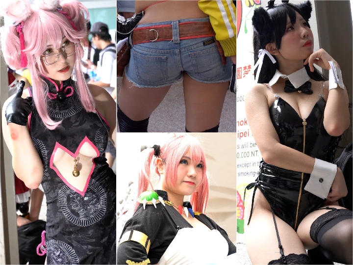 gcos14 アジア娘の悩殺コスプレショーpart14 おっぱいギャルミックス