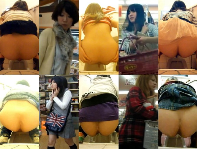 15393477 PART2【30名以上】ス－パ―＆デパ－トトイレ　主婦・妊婦など駐車場から買い物追い撮り