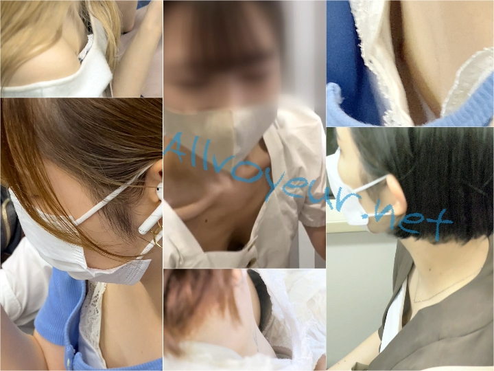 Downbluse_285 キャミの隙間からトップが見えてる色白JDちゃん♪, 胸ちら08 ■レア■乳首モロ　ライブ販売ロープレ　準備オフショット