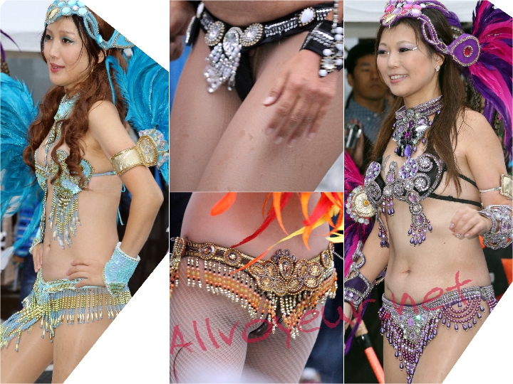 【写真】スレンダーくびれに推定Fカップ美女ダンサー！ 闇夜に翔舞する紅の美貌の楊貴妃 vol.2