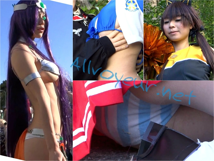 sankyu01 【スーパー高画質】コスプレイヤー過激の一途04「ブラずり上がり！モロ下乳」