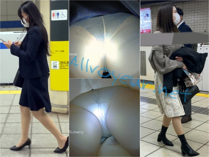 41139 OL2 人のスカートの中～地下鉄のエスカレーター