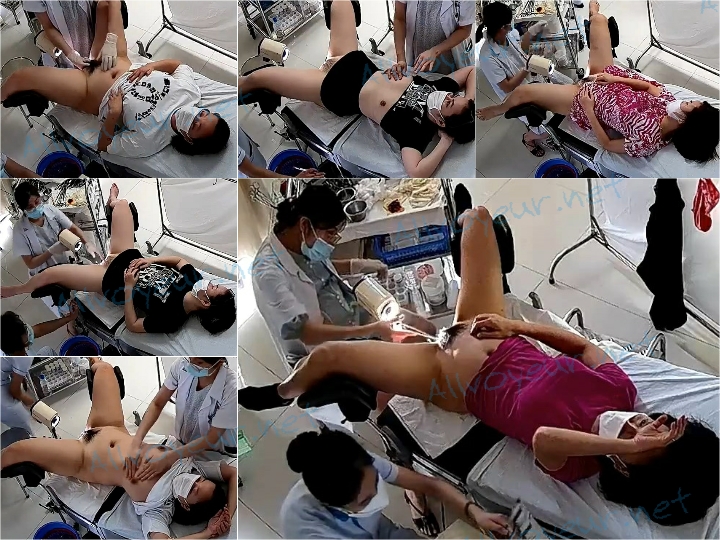 Real hidden camera in gynecological cabinet 21-26