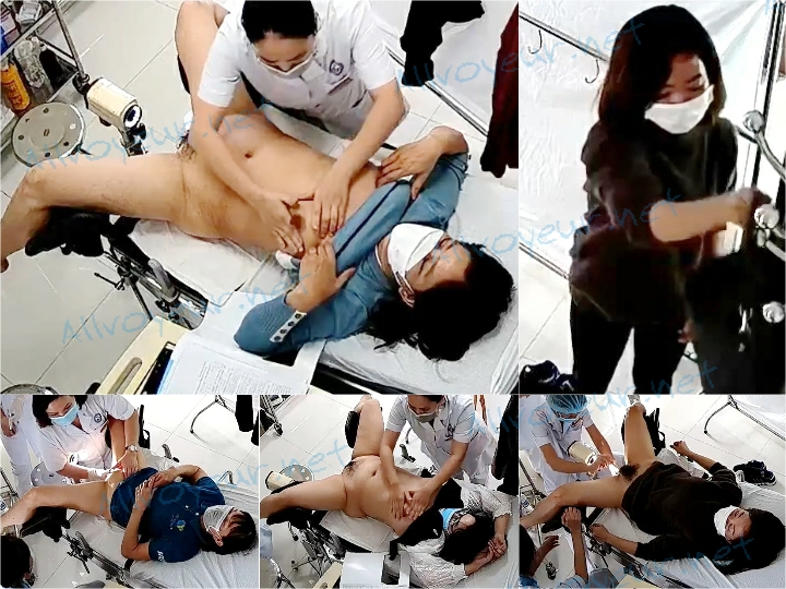 Real hidden camera in gynecological cabinet 21-26