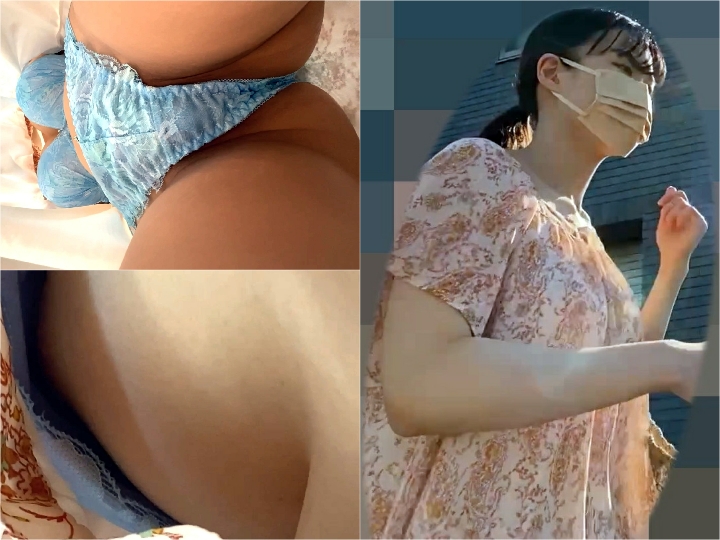 【！！神アングル！！】《激かわ癒し系JDの鮮やかすぎる筒抜けローアングル》《マイクロカメラ内蔵万歩計》