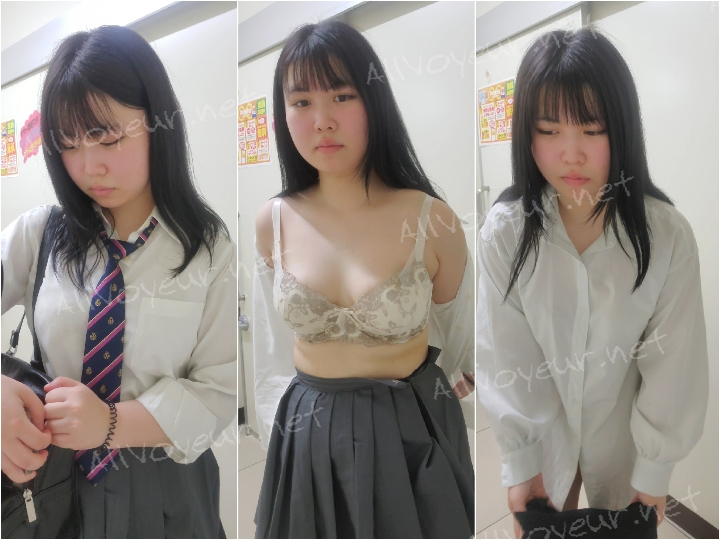 坂系アイドルの私服を着た長身制服様!着替えでパンツ一枚で真正面から若い身体を堪能。ねんいち40