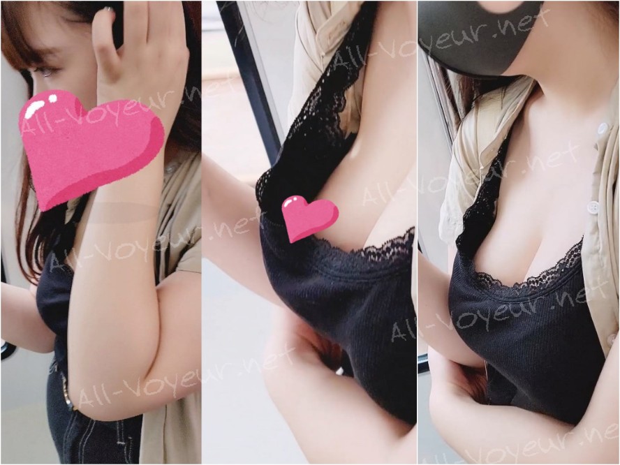 payupayu_19 [胸チラ]推定Fカップ爆乳JDのぷっくり乳輪と乳首[顔有]