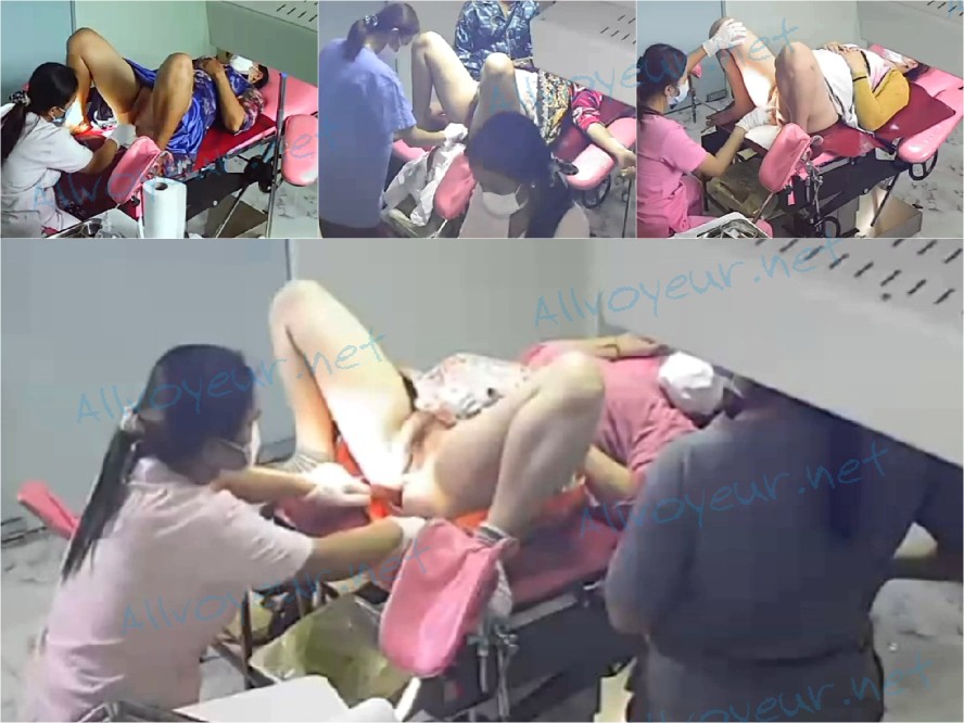 Real hidden camera in gynecological cabinet 33