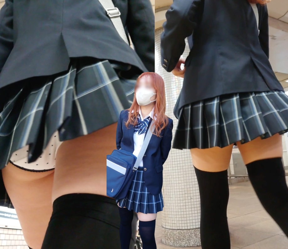 SPADE_19 リアルビリギャル＊顔偏差値Sクラス＆笑顔が優しいミニスカJK道案内中に裏切りの逆さ撮影＋α