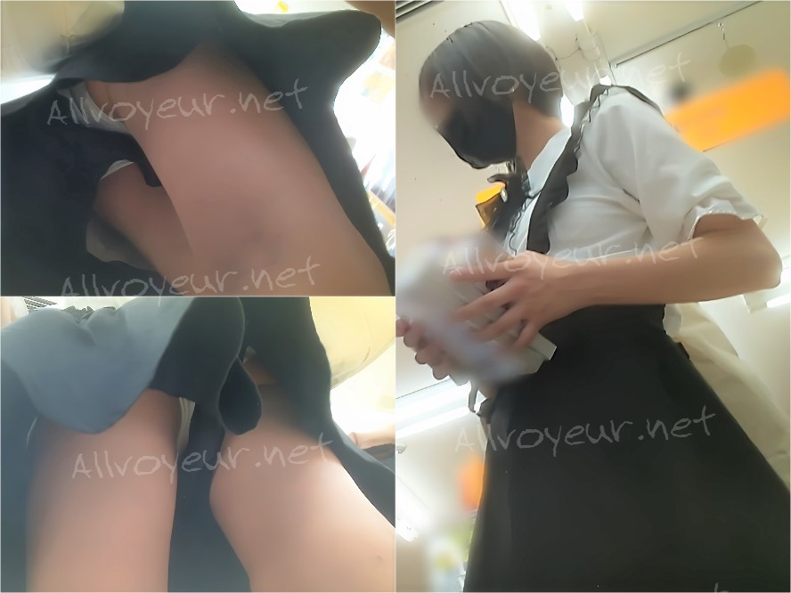 ショートカットが可愛い量産型女子のインナーの隙間を狙い撃ち
