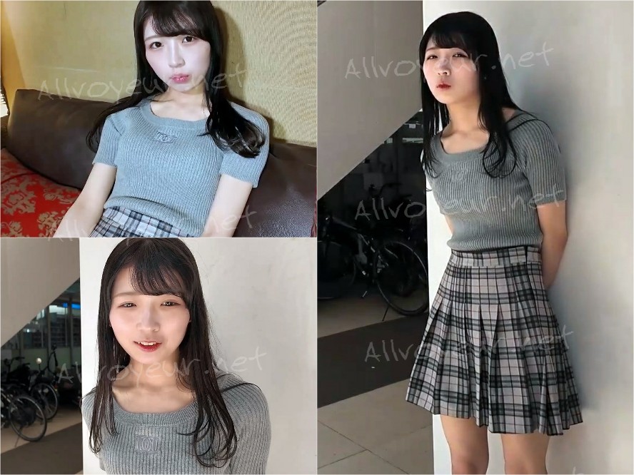 【無】華奢美女の髪を引っ張りバックで激しく突く