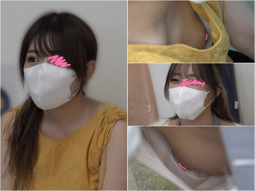 #66【陶芸中の胸チラ】胸元ガバ開きJDと美人妻の僅かな隙間から豊満胸ちら!!合計2名