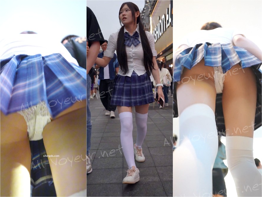 (BC-AA-336)福利帖..便利店抄底吊带裙美女..蕾丝骚丁阴唇侧露[某房原版]