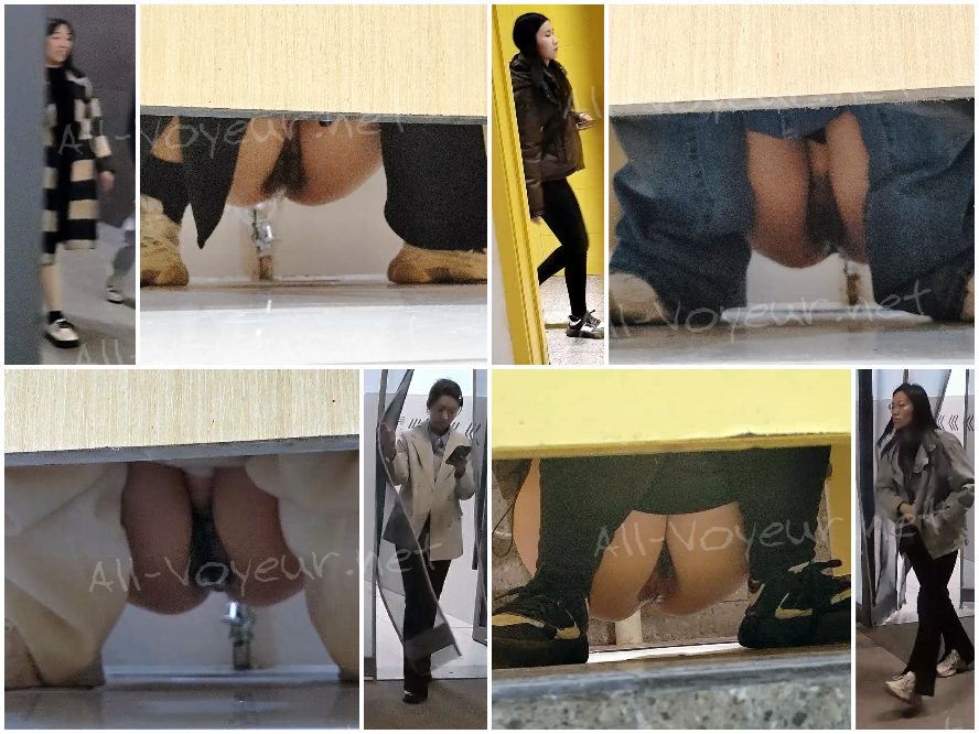 最新トイレ撮影【続編第2弾】顔撮影、複数箇所、一部鮮明