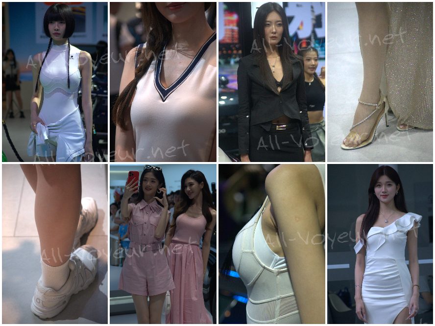 【大神自购合集】高清生图【2025大湾区车展】各色嫩模网红争奇斗艳