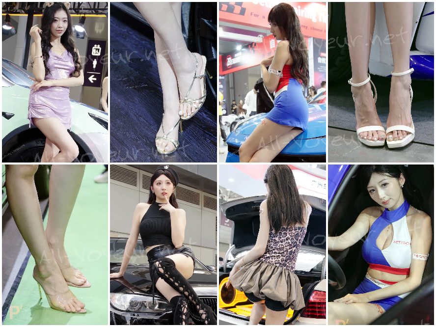 【2025深圳改装车展】极品网红名模丝袜长腿大比拼540V