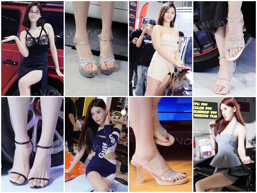 【2025深圳改装车展】极品网红名模丝袜长腿大比拼540V