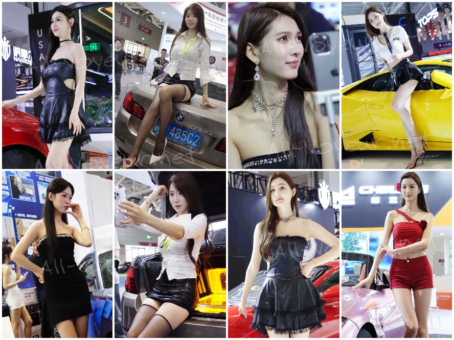 【2025深圳改装车展】极品网红名模丝袜长腿大比拼540V