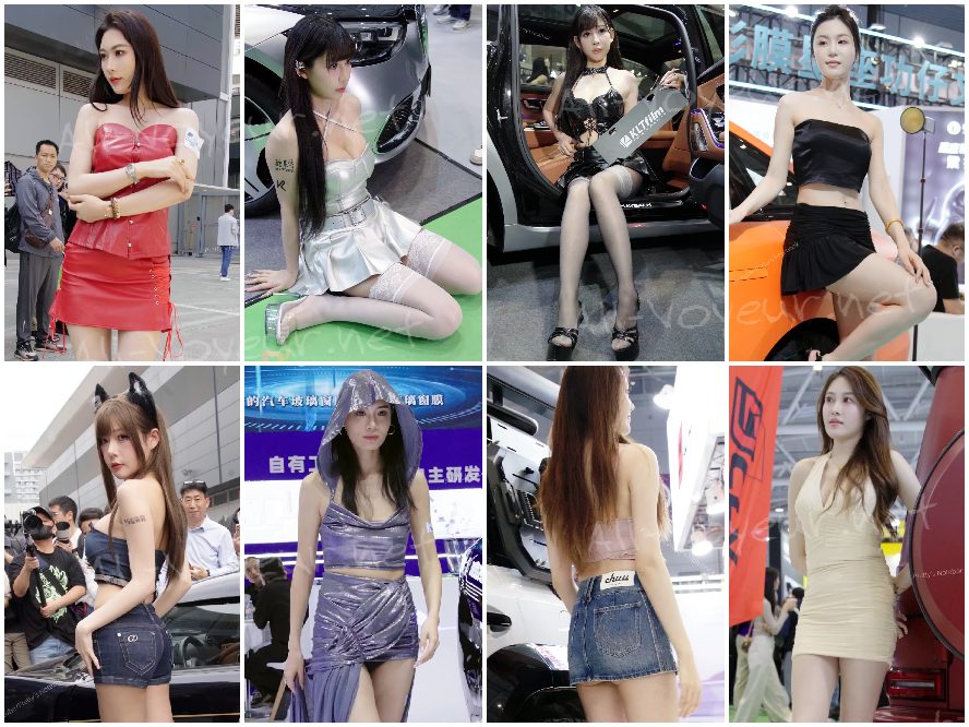 【2025深圳改装车展】极品网红名模丝袜长腿大比拼540V